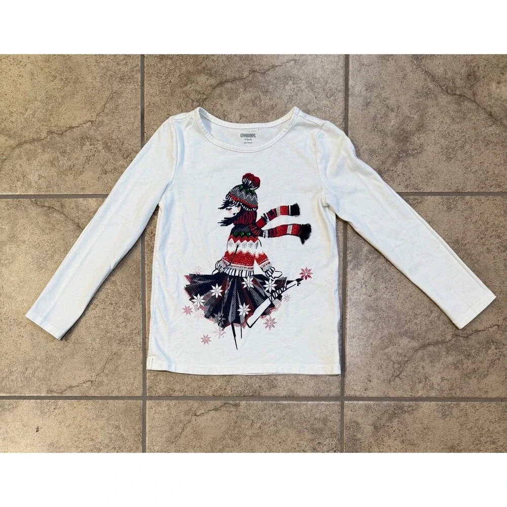 Gymboree North Pole Party Long Sleeve Shirt Top